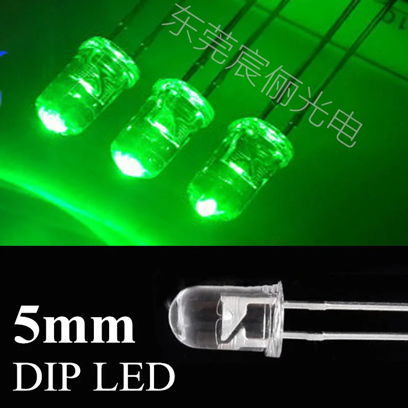 Высокий яркий белый 5 мм круглый dip led 6500-8000k прозрачный светодиод 3 0-3 v 15-20ma (CE &amp Rosh)