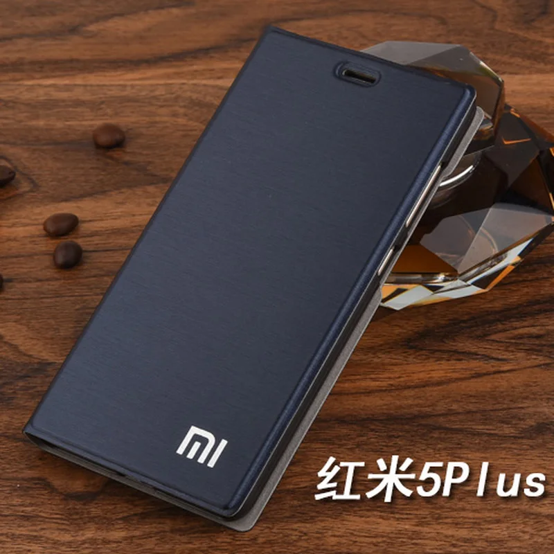 For Xiaomi Redmi 5 Plus Case Luxury Slim Style Flip Leather Wallet 5.99&quot Card Holder Phone Bag | Мобильные телефоны и