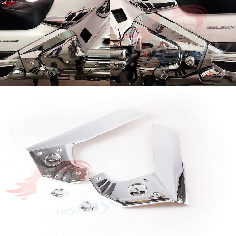 

Motorcycle GoldwingChrome Fairing Frame Covers For Honda 1800 GL1800 2001-2011 02 03 04 05 06 07 08 09 10 11
