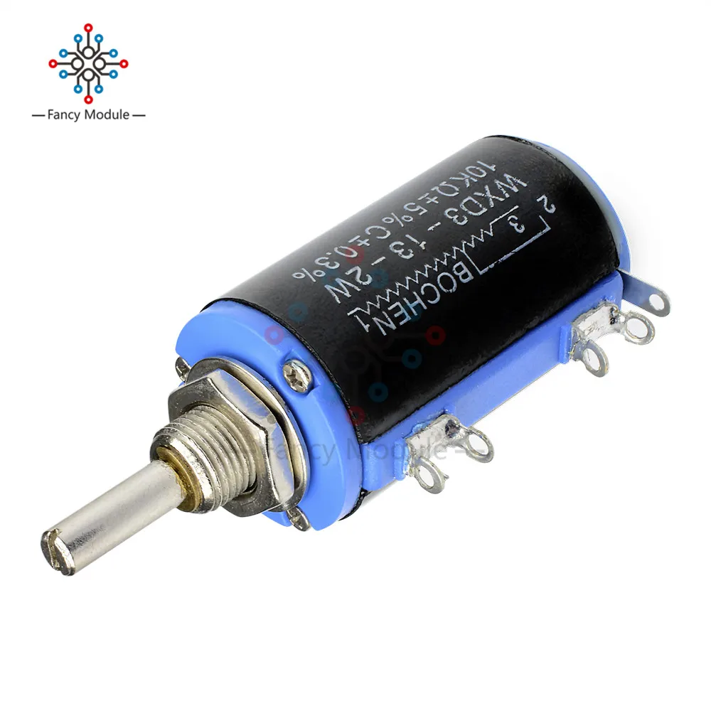 WXD3 13 2W 10K ohm многооборотный проволочный потенциометр регулируемый резистор|resistor
