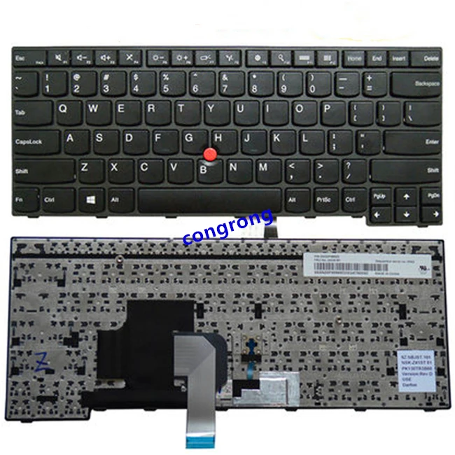 

English Keyboard for Lenovo for IBM ThinkPad E470 E470C E475 FRU 01AX000 01AX040 01AX080 PN SN20K93235 PK1311N3A00 laptop US