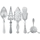 Из нержавеющей стали, Сталь ложка для абсента коктейль-бар посуда горький совок, Стекло чашка питьевая посуда ложки для питья фильтр Чай