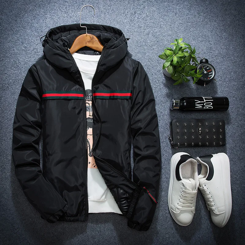 2019 Мужская куртка модные весенние мужские Брендовые куртки повседневное мужское