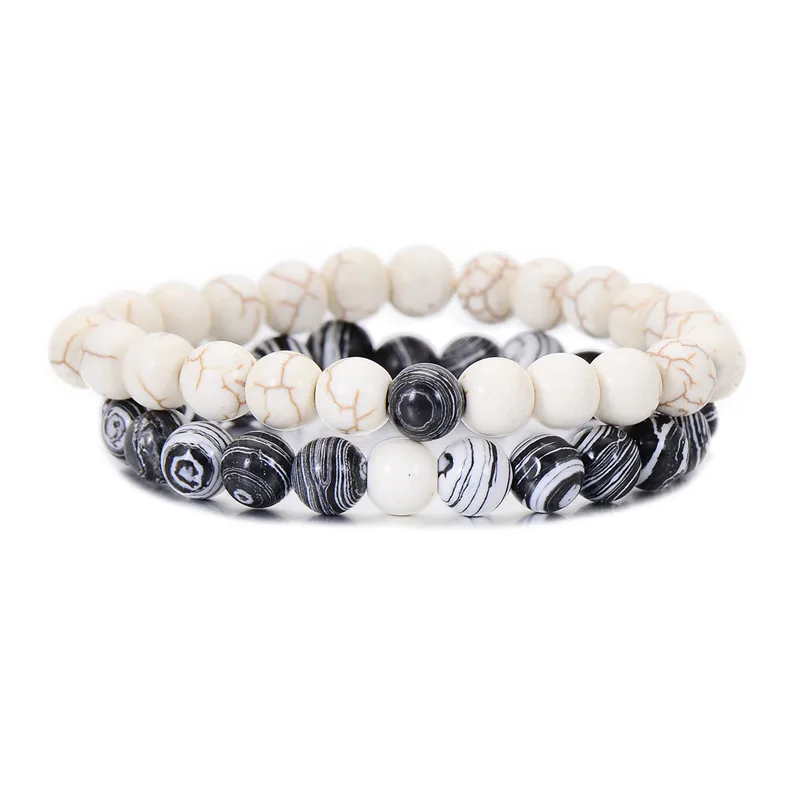 2 шт./компл. ручной работы эластичные пары дистанционные браслеты для женщин