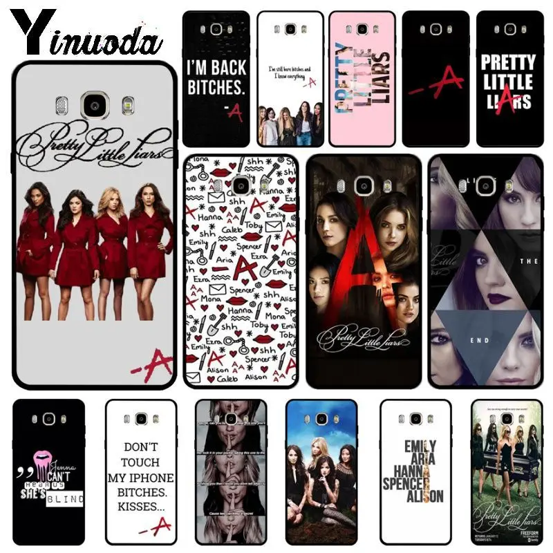 Yinuoda надписью Pretty Little Liars и PLL ТВ показать мягкий чехол для мобильного телефона