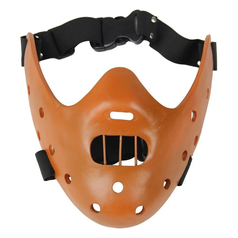 Страшные Ганнибал Lecter маски из смолы тишина ягнят Хэллоуин ужас Маскарад косплей