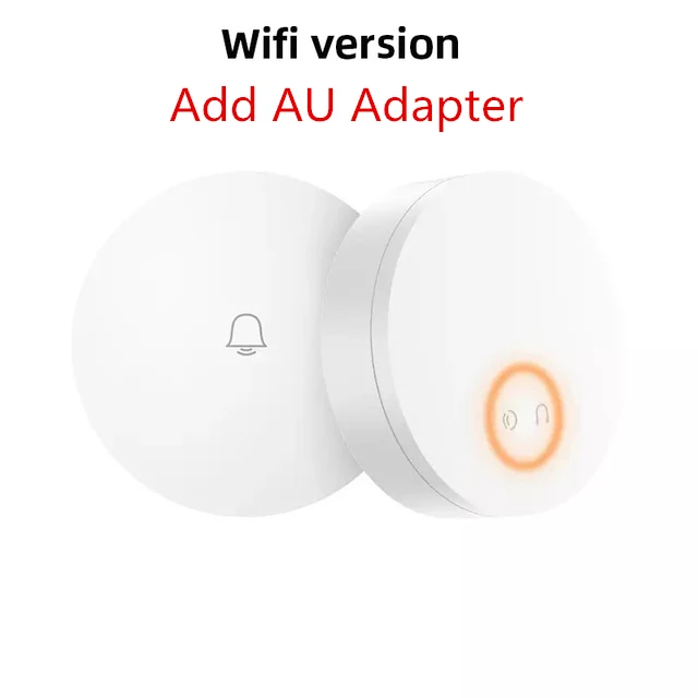 wifi add AU adapter Xiaomi Linptech самогенерирующий беспроводной дверной звонок без батареи без проводки отключение памяти привычки переменного тока 110-240 В Работа с приложением mihome - Цвет: wifi add AU adapter