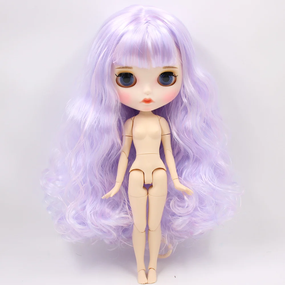 Кукла Blyth No. BL1017/6005 шарнирная розовая с голубыми волосами 1/6|Куклы| |