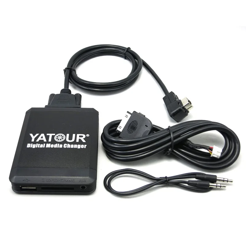 Новый YATOUR M07 цифрового мультимедиа чейнджер USB SD AUX MP3 Ipod/Iphone + Bluetooth (опционально)