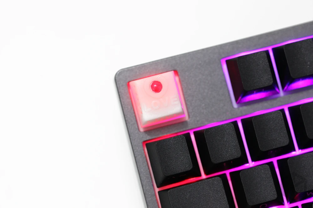 Новинка блестящие колпачки для ключей 3d печать принт pla 100 love custom Механическая