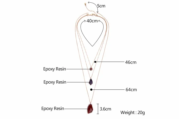 Бренд три слоя нерегулярные Подвески модные ожерелья для женщин Bijoux Femme подарок для друзей