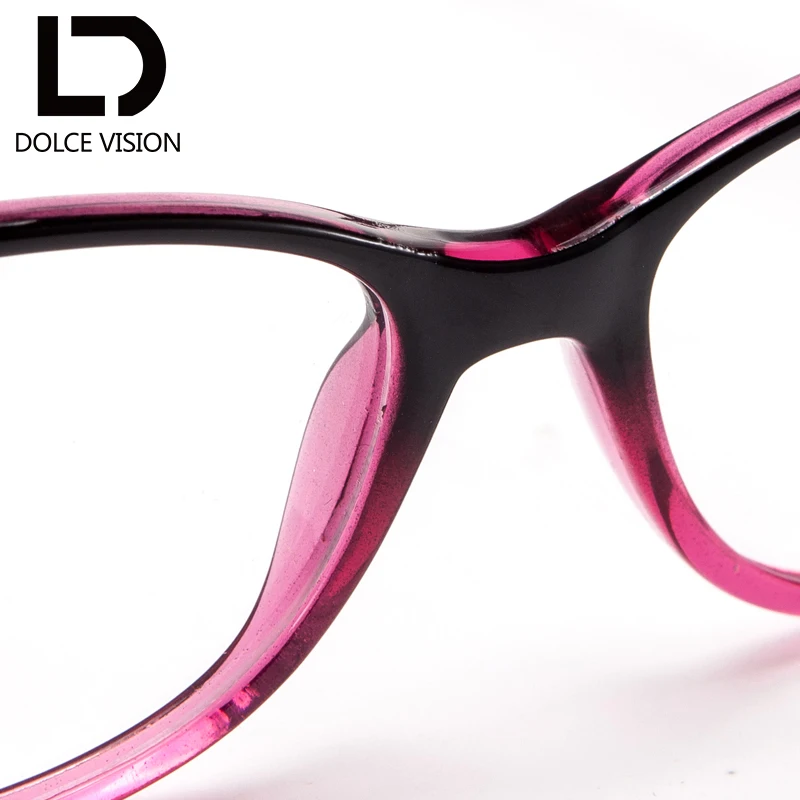 Модные женские очки dolce-vision цветная оправа для близорукости фирменный дизайн по
