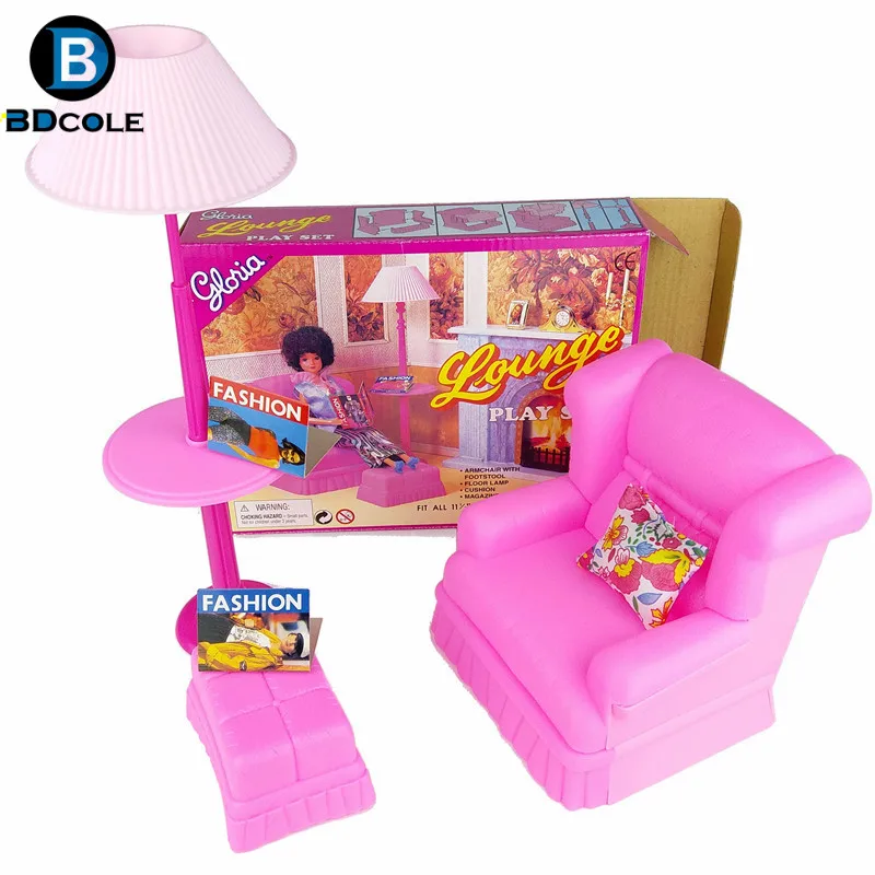 Игровой Набор Lounge Play в гостиную ролевые игрушки для кукольного дома Барби том