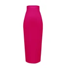 Большие размеры XL XXL, летняя модная сексуальная Длинная бандажная юбка 2020, юбка-карандаш, яркие цвета, длинные юбки для женщин 78 см
