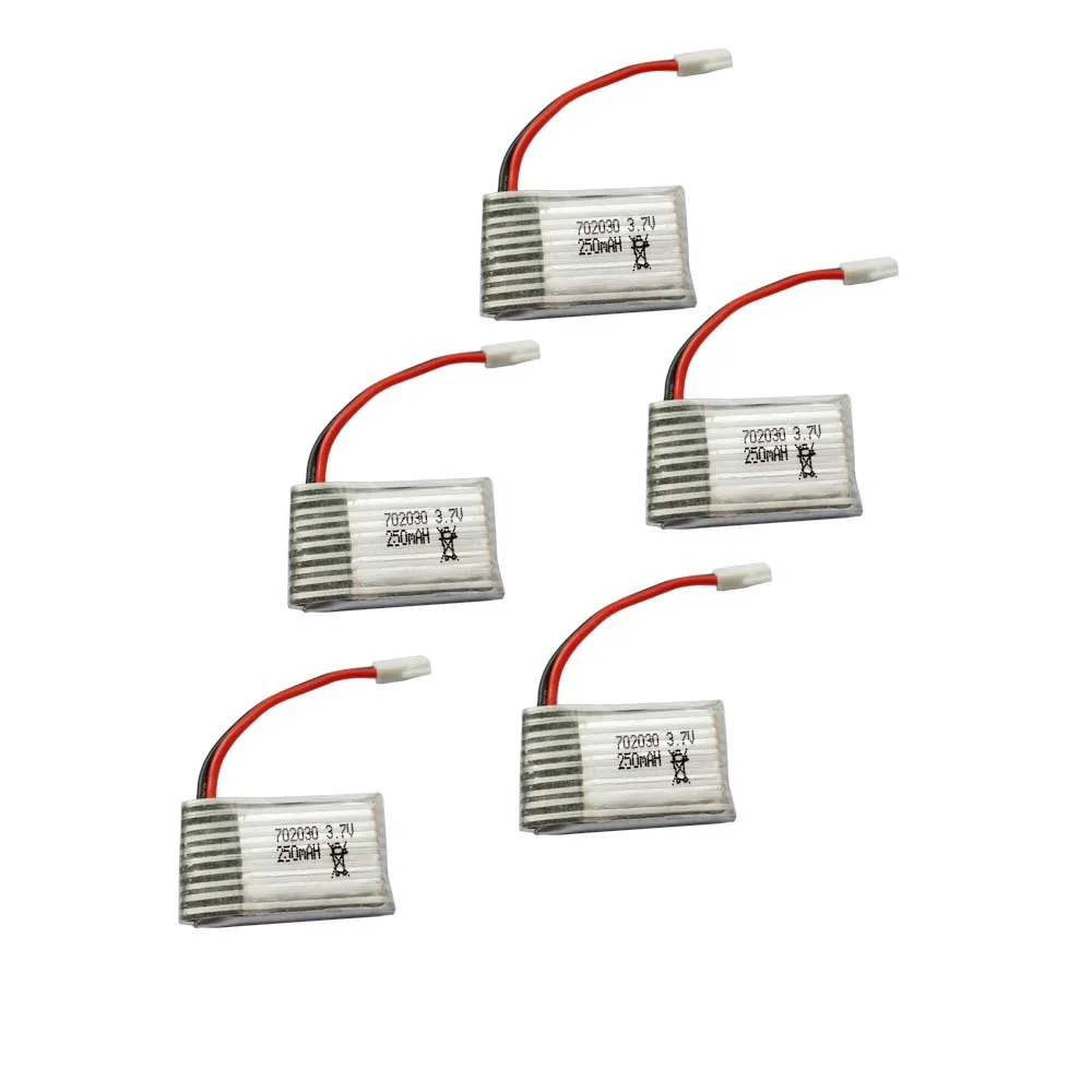 5pcs 3.7v 250mah 20c lipo battery for rc MINI helicopter quadcopter symaX4 symaX11 walkera miniop/oq U816A U830 V252 | Игрушки и хобби