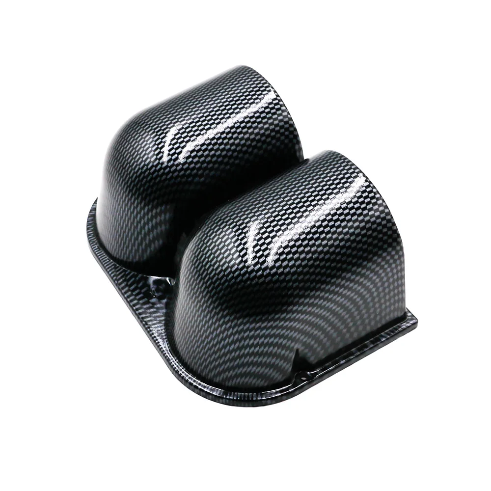 52 мм двойной карбоновый манометр крышка автомобильный держатель для приборной