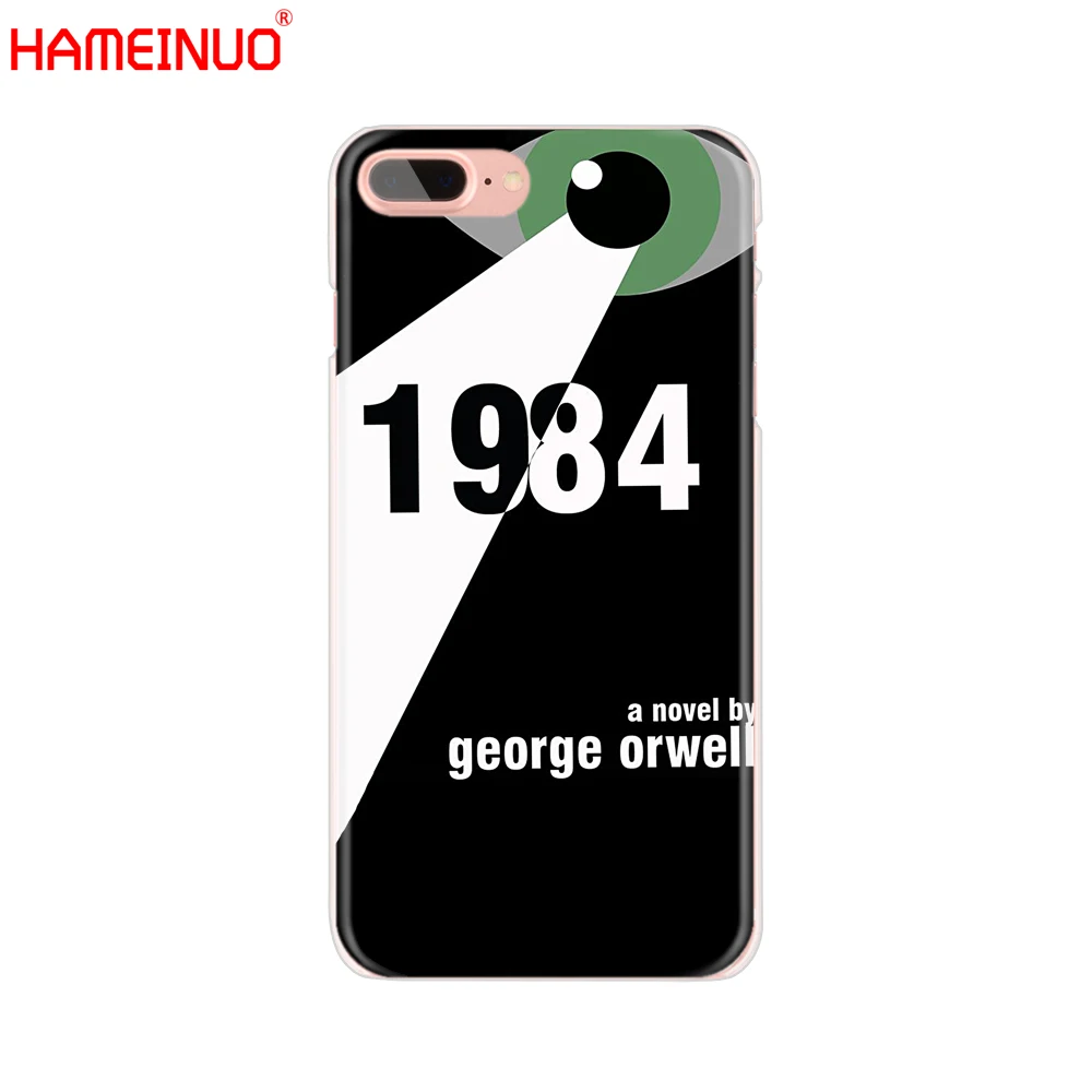 Чехол книжка HAMEINUO для iphone X 8 7 6 4 5 SE 6s plus Джорджа орвелла|Бамперы| |