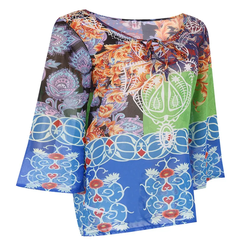 Новинка 2017 женская шифоновая накидка для пляжа с принтом|wear womens|wearing dresswear beach |