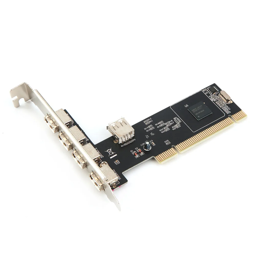 4 внешних USB 2 0 порта + 1 Внутренний порт PCI карты контроллер адаптер конвертер для