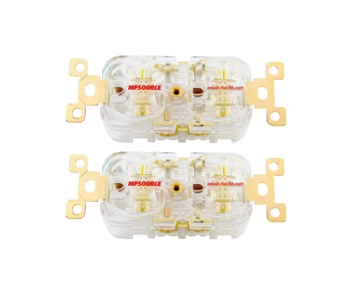 HiFi MPS BX 1 Hi Fi AC Мощность прокладки адаптеры питания аудио разъем 24K позолоченные