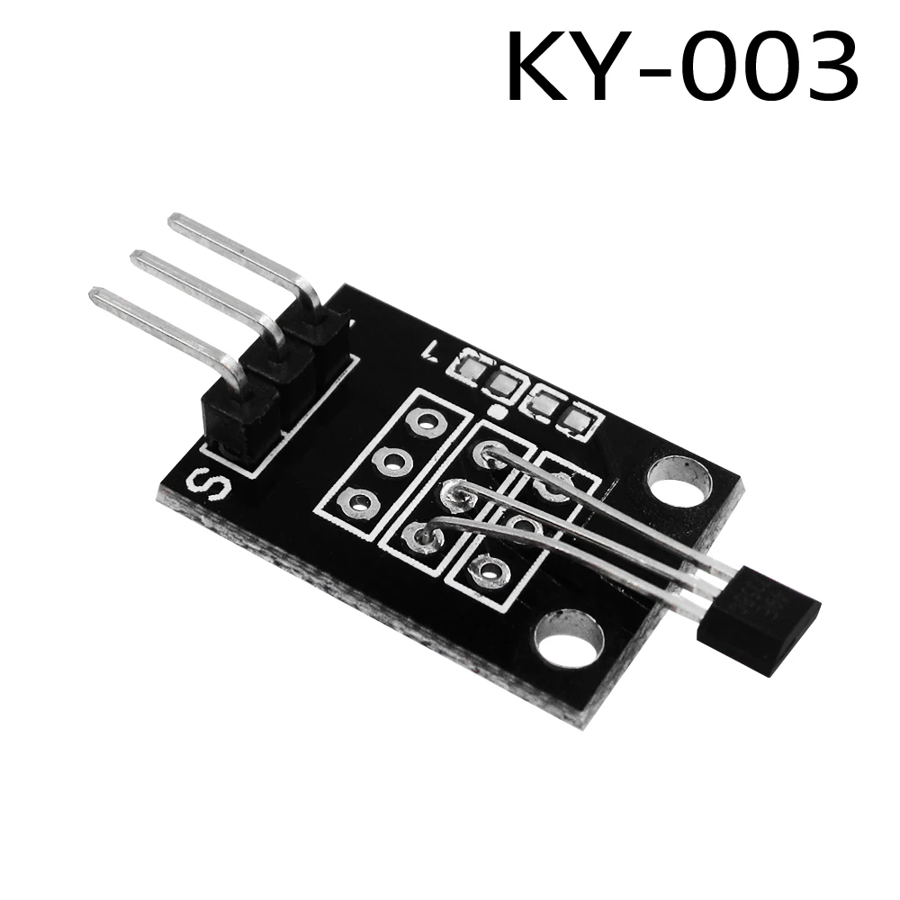 

Магнитный сенсорный модуль для Diy стартового комплекта KY003, 3pin, Hall, 1 шт.