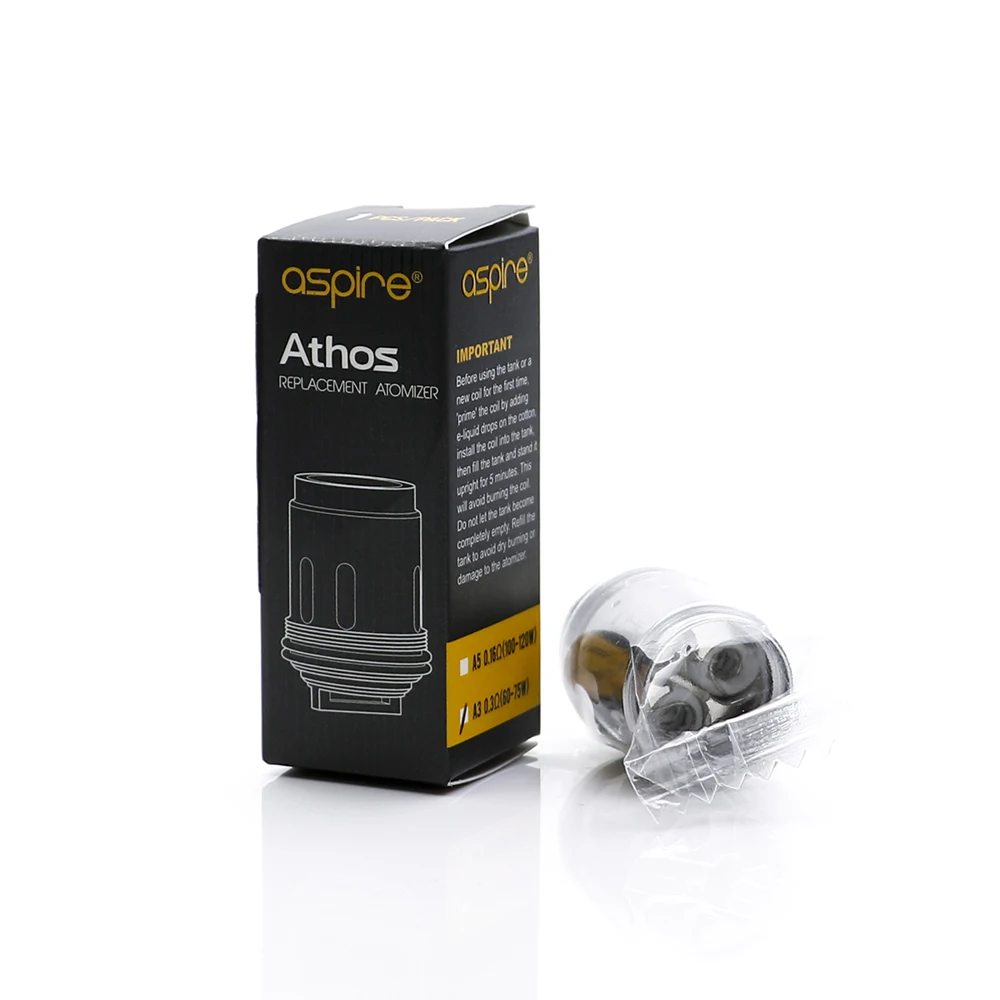 5 шт./партия оригинальный Aspire спираль athos Замена A3 Благодаря комбинации звуковых