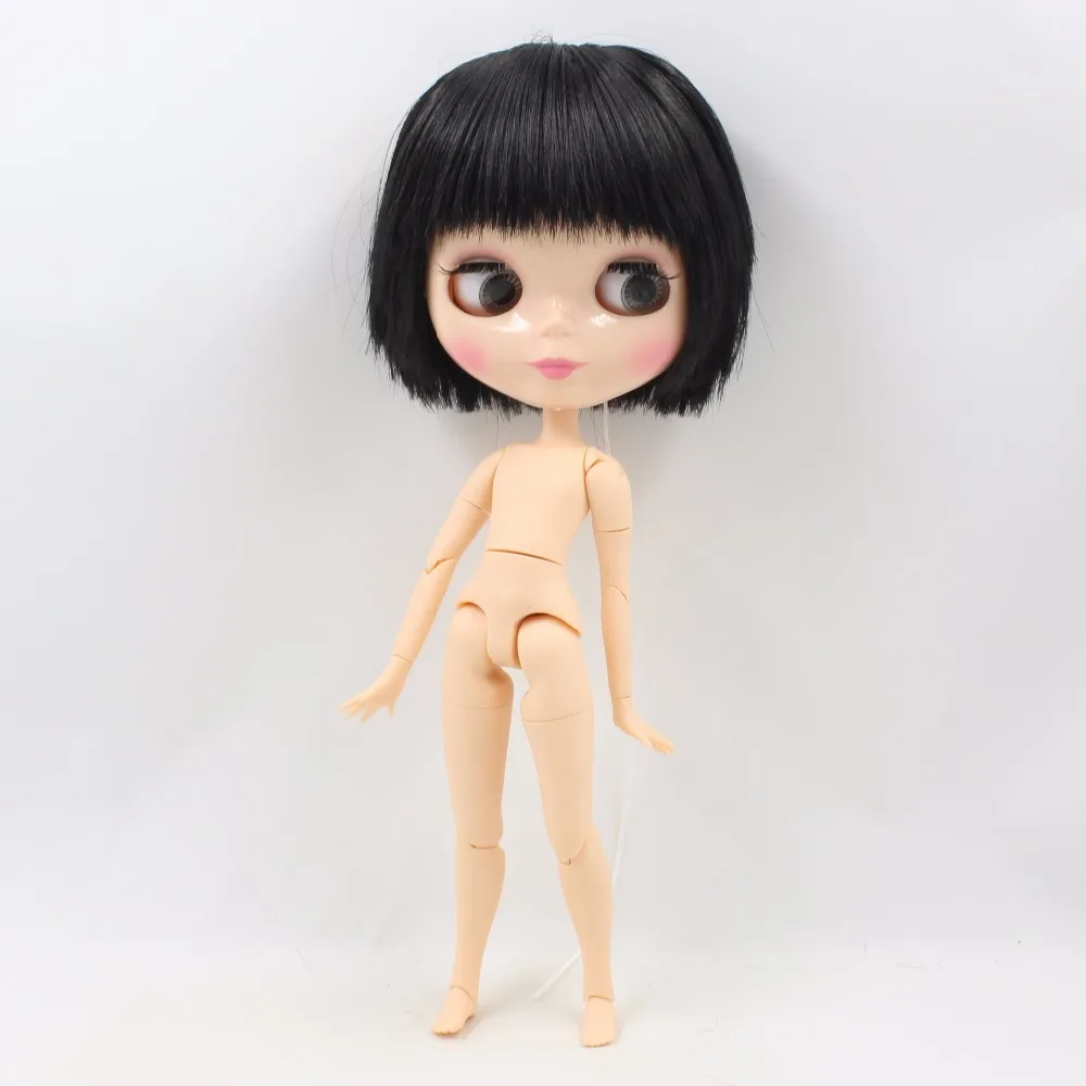 Кукла ICY DBS Blyth для мальчика BL9601 черный короткий сустав волос белая кожа 1/6 30