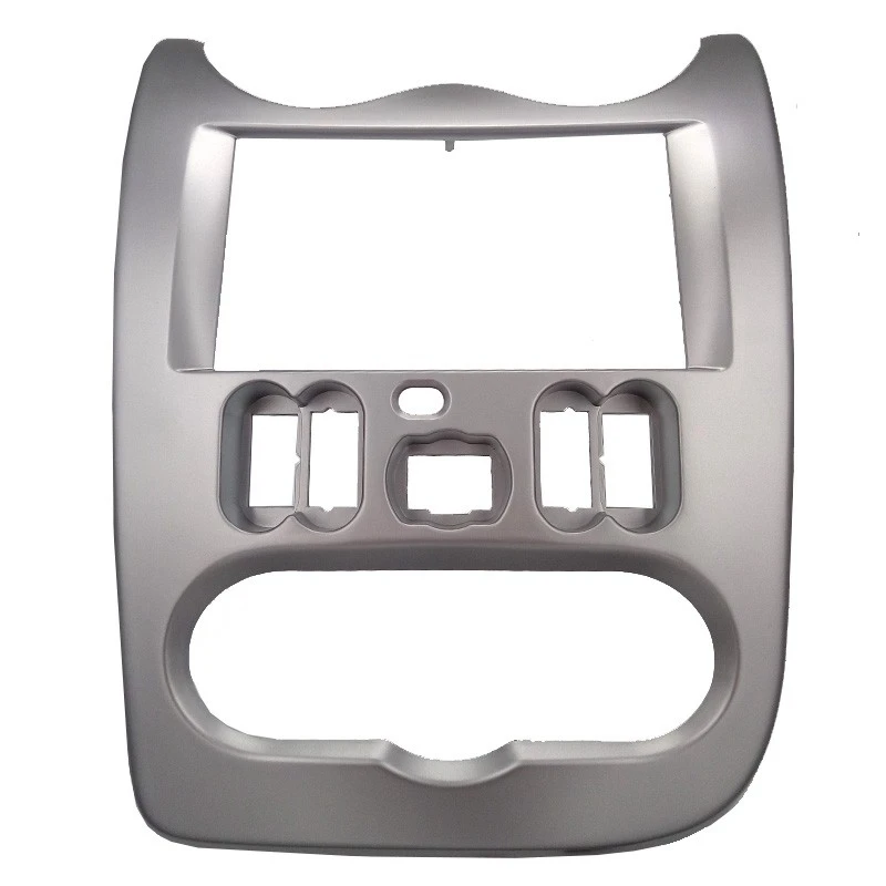 Автомобильная Радио фасция для RENAULT Logan Sandero DACIA Duster Facia Frame panel Dash Adapter CD отделка рамка