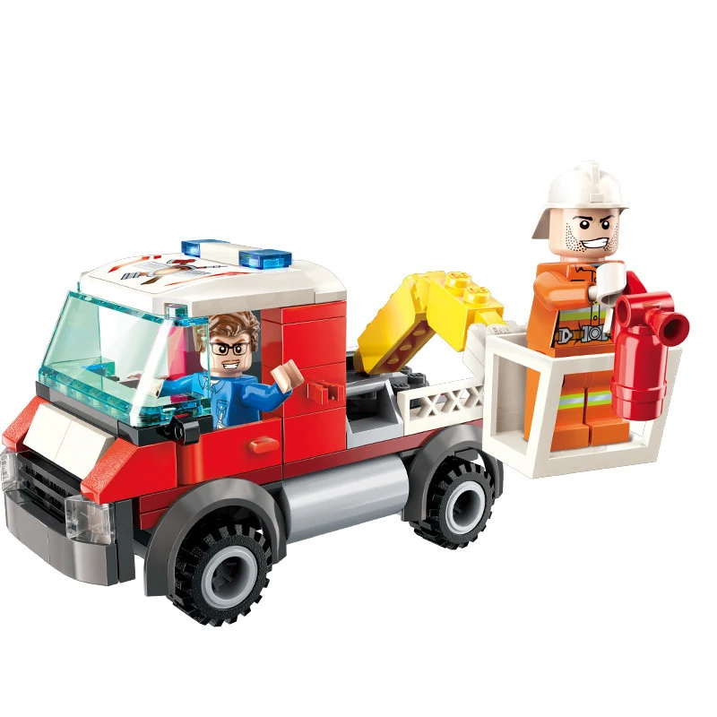 422 шт детские строительные блоки игрушки Совместимые с Legoingly город пожарная