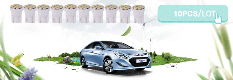 4x автомобиля T10 W5W светодиодный лампы Интерьер instrunment светильник 12V авто Купол Чтение номерного знака багажник Чемодан лампа 5W5 супер яркий белый
