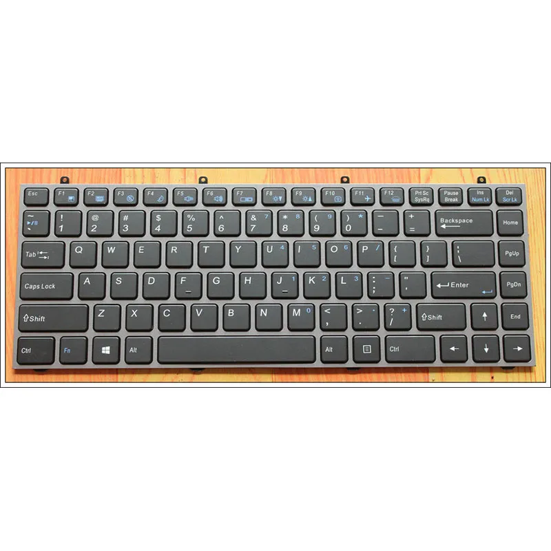 Новинка клавиатура для ноутбука Clevo Sager NP7330 NP7338 с подсветкой и рамкой английская