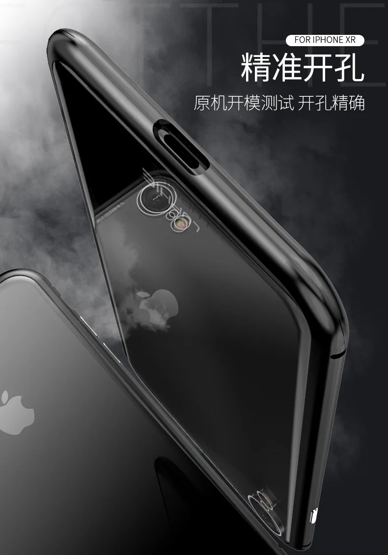 Чехол с магнитной адсорбцией для samsung Galaxy S9 S8 Plus, стеклянный Магнитный флип-чехол для iPhone X XS MAX, роскошный металлический чехол XR