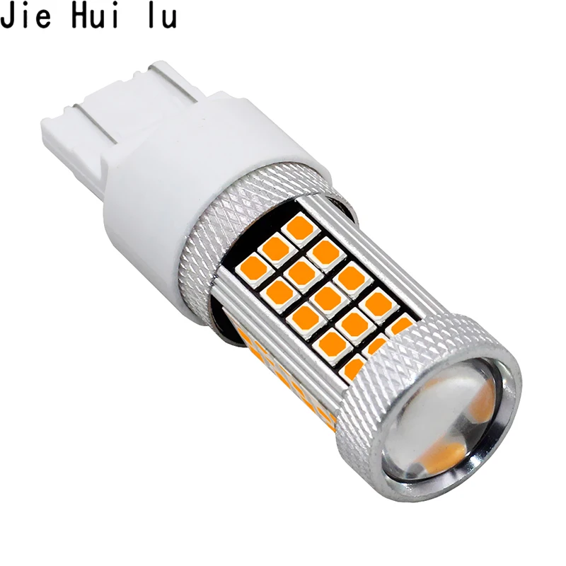 1 шт. T20 7443 7440 T25 3157 3156 светодиодный Белый 66 SMD 2835 Автомобильный задний Задний сигнал