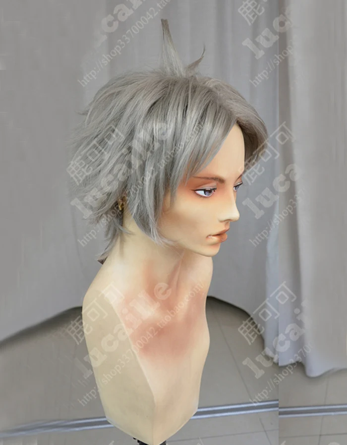 Haikyuu! Волейбол Koushi Sugawara короткие бежево серые термостойкие волосы парик для