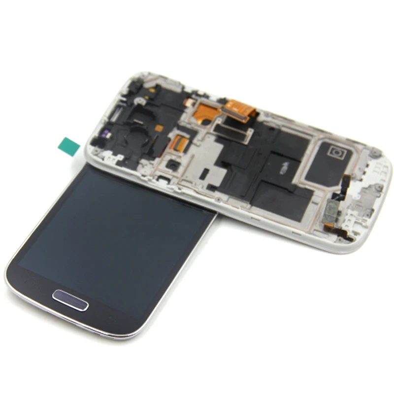 S4 Mini i9190 LCD совместимый для Samsung Galaxy GT-i9195 i9192 ЖК-дисплей дигитайзер + рамка |