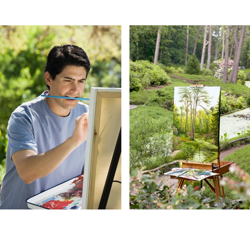 13 шт. кисть для масляной живописи волос различной формы с ножом набор акриловых