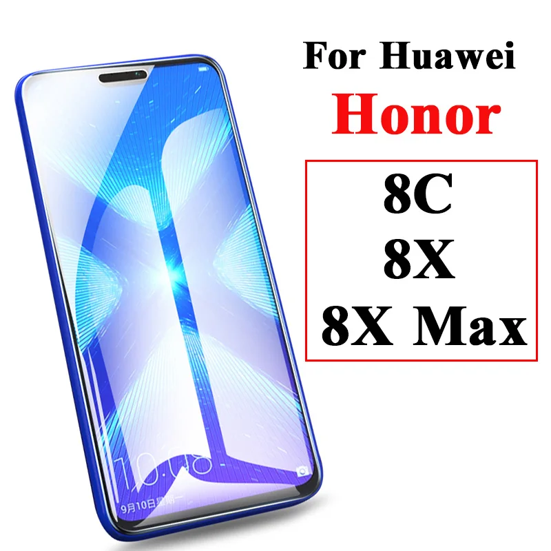 8x max Защитное стекло для Huawei Honor 8 xmax 8c c x c8 x8 протектор экрана huawey hono закалённое