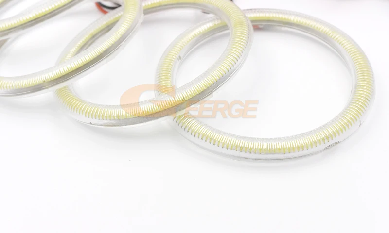 Для Chevrolet Corvette C6 2005-2013 отлично Ультра яркое освещение COB LED Angel Eyes Kit Halo кольца