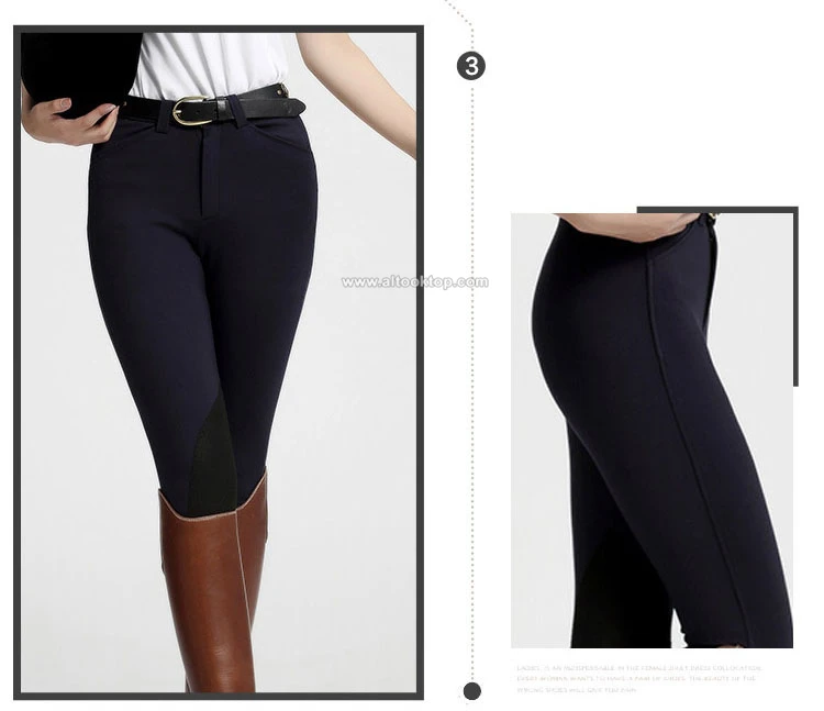 Wholesale men women horse riding chaps calca montaria feminina professional English style pants jodhpurs riding-breeches | Женская