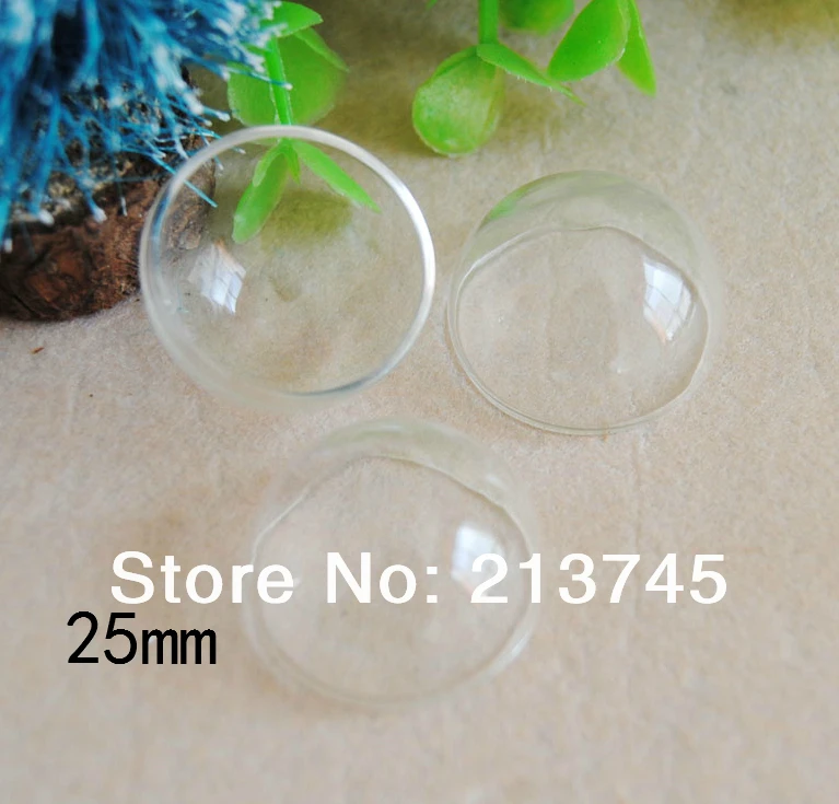 Бесплатная доставка! Полустеклянный шар для рукоделия стеклянный купольный