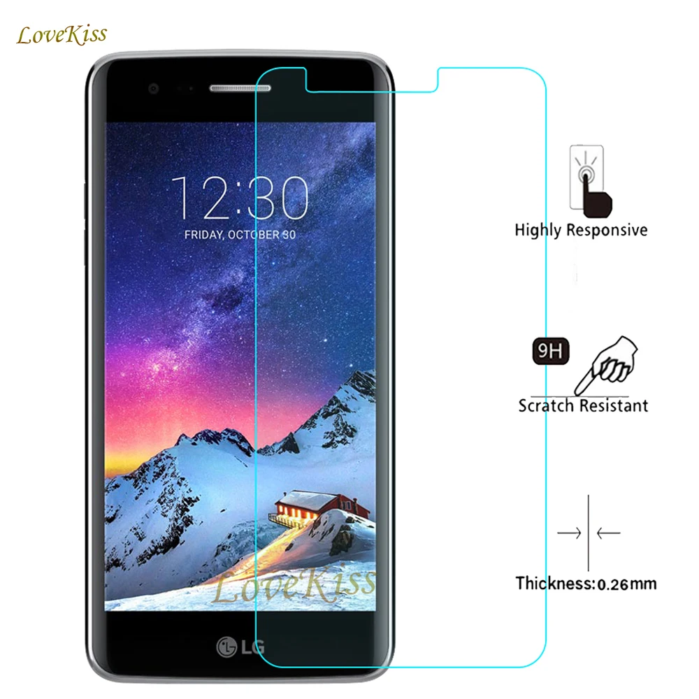 Закаленное стекло премиум класса 2.5D 9H для LG K8 2017 X240 M200N US215 защитная пленка экрана 5
