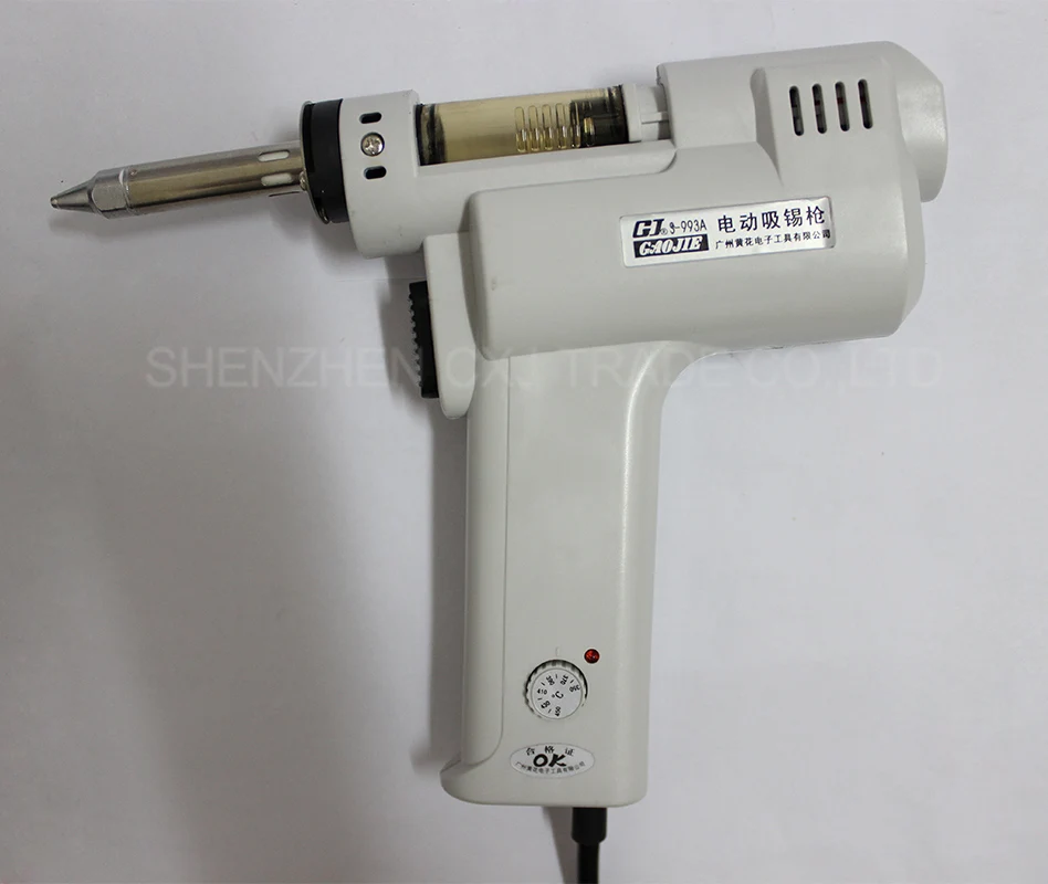 

Free Shipping 220V 90W S-993A Electric Vacuum Desoldering Pump Solder Sucker Gun