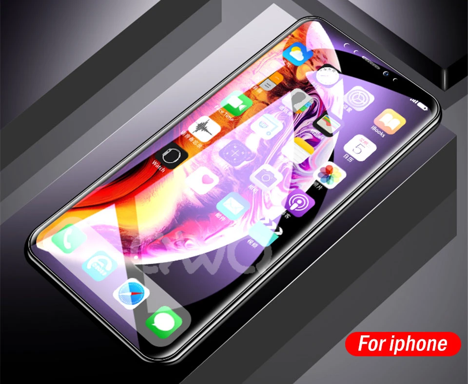 20D полное покрытие анти голубой свет гидрогель для iPhone 8 7 Plus X XS Max протектор экрана для iPhone XR 6 6 S 8 Plus анти-осенняя пленка