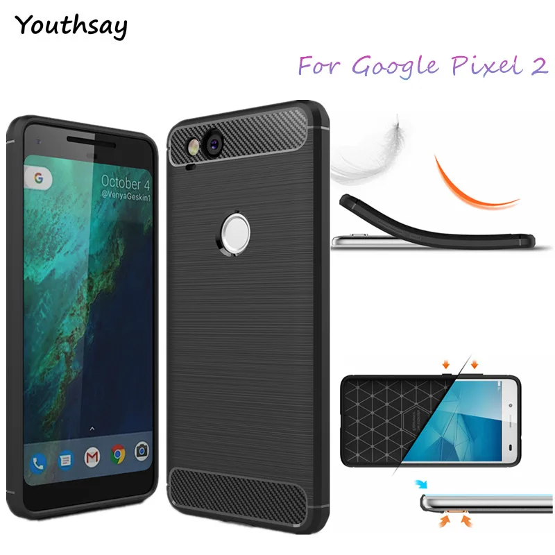 Youthsay чехол для Google Pixel 2 противоударный мягкий резиновый силиконовый телефона Pixel2