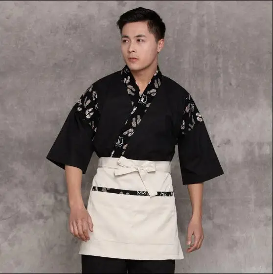 Шеф повара Для мужчин 2017 японский форму официантки униформа официанта|chef uniform|chef