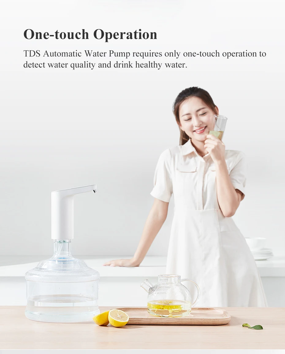 Xiaomi Mijia XiaoLang TDS автоматический мини сенсорный выключатель водяной насос беспроводной Перезаряжаемый Электрический диспенсер водяной насос для кухни