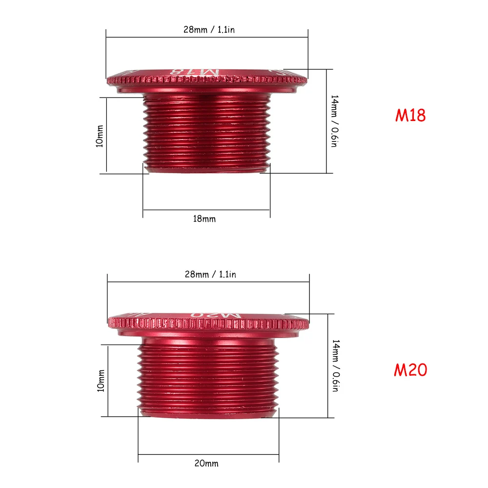 Lixada 1 шт M18/M20 велосипеда MTB подъемный Кривошип горного болт крепления Hollow шатуна