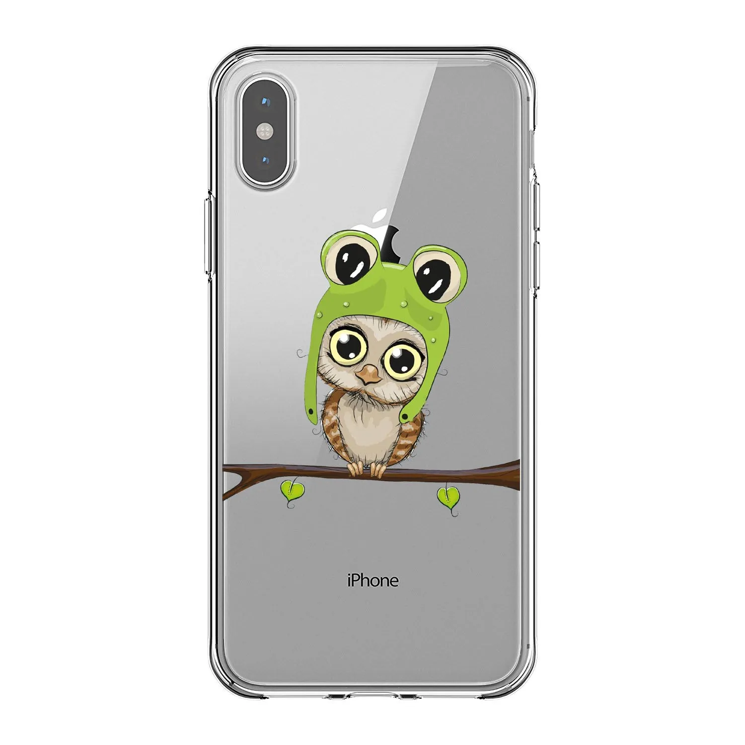Милый прозрачный чехол с рисунком совы для X10 Max 6 6S Plus SE 5S 7 8 мягкий силиконовый из