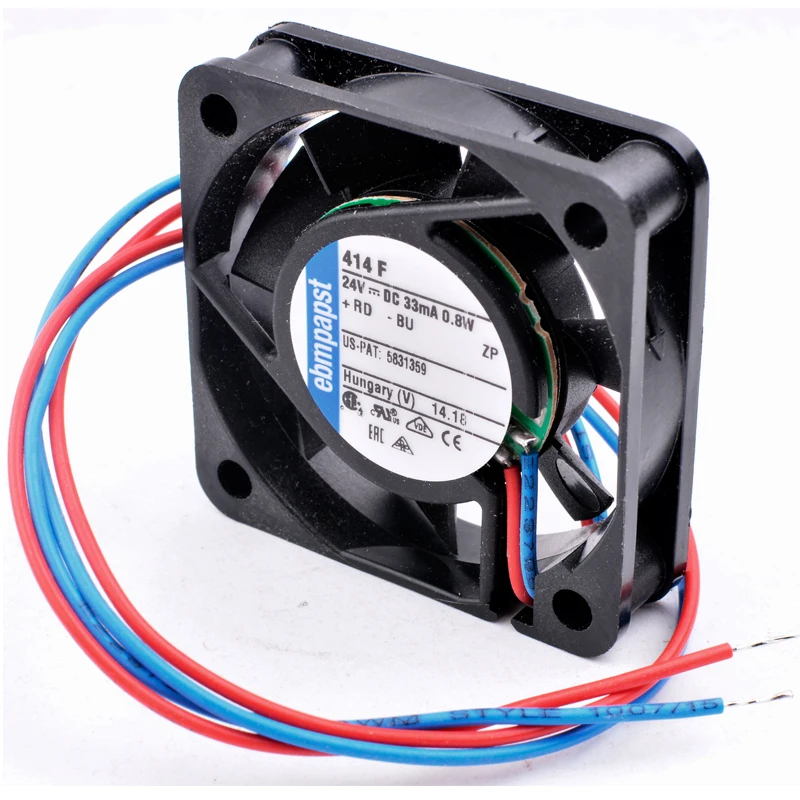 Новый оригинальный 414 F 4 см 4010 40 мм вентилятор 40x40x10 DC24V 0 8 Вт Инвертор маленький