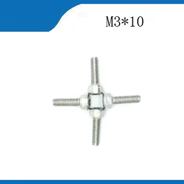 (100 шт./лот) M3 * 10 Высокое качество 304 нержавеющая сталь Шестигранная головка